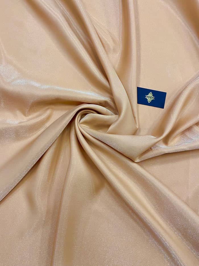 Nude taffeta with fine glitter