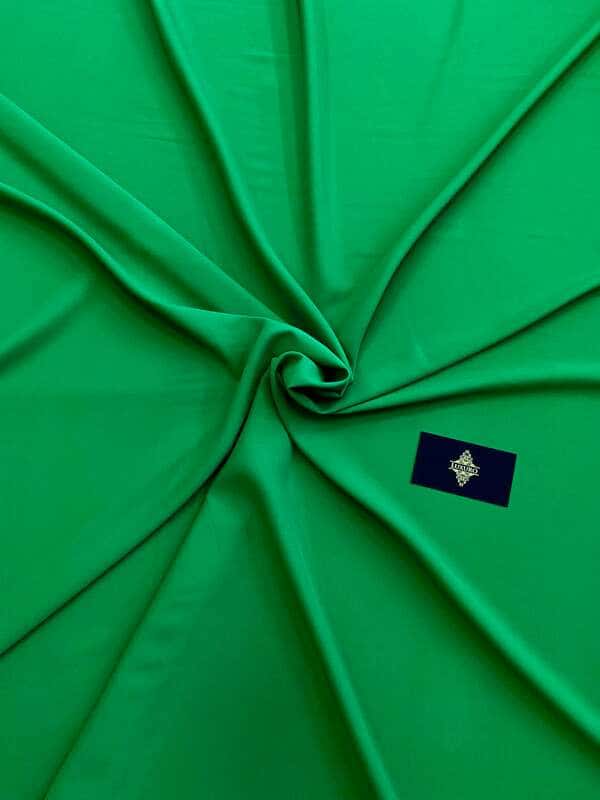 Bright green triple voile
