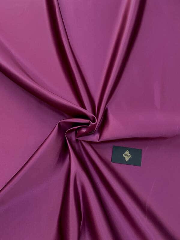 Magenta pearl-finish taffeta