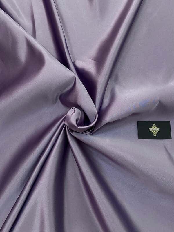 Purple pearl-finish taffeta